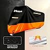 Maizjok Motorbike Cover Waterproof Outdoor, Motorcycle Cover Heavy Duty 210D Rain UV Dust Indoor, All Weather Covering for Street/Sport/Adventure/Cruiser/Touring Motorbike (108.3 x 41.3 x 49.2 in) #1