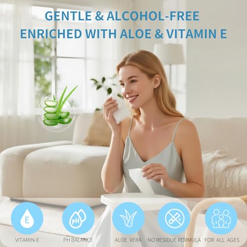 80 Pcs Body Wipes Individually Wrapped (9.29" x 8"), Large Shower Wipes for Adults Bathing No Rinse, Portable Personal Cleansing for Gym, Camping, Hiking, Backpacking,Bulk Homeless Supplies - Image 6