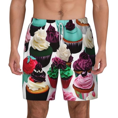 Short de bain cupcakes homme idéal pour vos pool parties d'été
