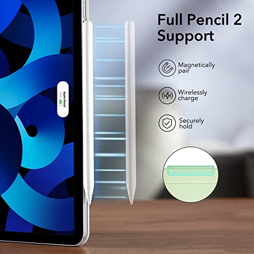 Image of ESR for iPad Air 5th generation Cover (2022), iPad Air 4th generation Cover (2020), iPad Pro 11 inch Case (2018), Magnetic Attachment, Two-Way Stand, Auto Sleep /Wake, Rebound Magnetic Case, iPad Air 5 /4 Case, Light Green