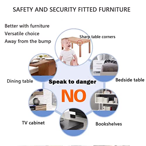 Image of 20PCS Corner Protector for Baby Baby Corner Protector Guards Table Corner Furniture Guards Proof Corners and Edges Protector & Bumper to Cover Sharp L-Shaped