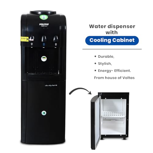 Image of Voltas Plastic Pearl Water Dispenser (Standard Size, Black)