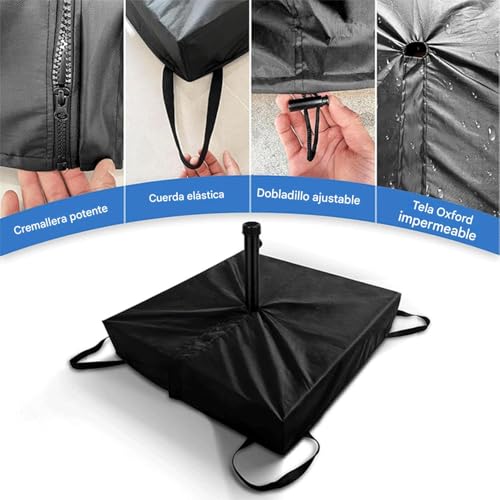 Housse support parasol imperméable Oxford 600D protection jardin - 5