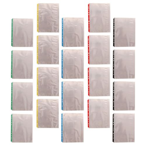 Protège-feuilles A4 transparent classeur 11 trous pochette plastique solide