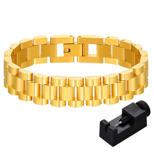 DOSMINE Gold Bracelets for Women Gold Jewelry Bangles Adjustable Watch Band Bracelets
