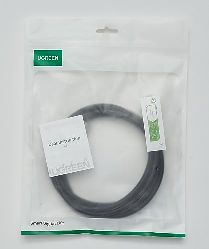 UGREEN Kabel 8K HDMI 2.1 Nylon, Obsługuje HDR10+, eARC, 48Gbps, 3D, kompatybilny z 4K TV, PS5, TV Box, PC itp. (2M)