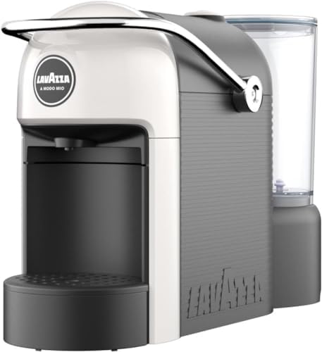 CoffeeWeb Jolie Evo Macchina Caffè a Capsule Compatibile Con Lavazza A Modo Mio Espresso Design ECO CAPS a capsule (bianca)