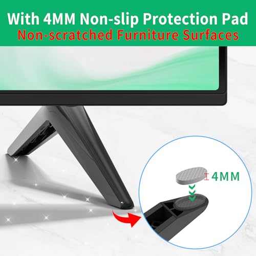 image for Rimous TV Stand Legs for TCL Roku TV Legs Replacement Compatible with 