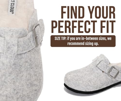 Image of Project Cloud 100% Genuine Leather Slip-ons Footbed Clogs for Women Sandals | Memory Foam Arch Support Slippers for Women; Trendy Slip-ons Women's Mules & Clogs Sandals; Non-Slip Outsole for comfort.
