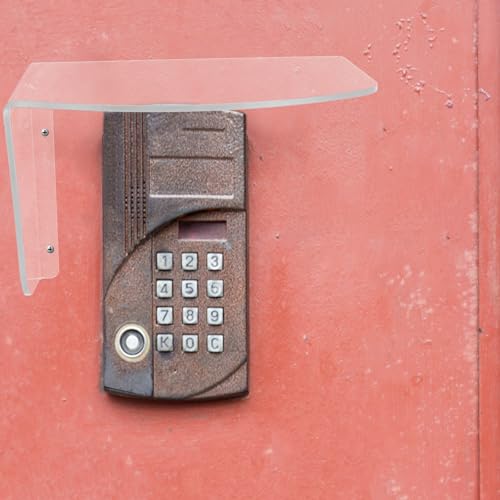 Cubierta acrílica para control de acceso exterior y cerradura electrónica de puerta 6