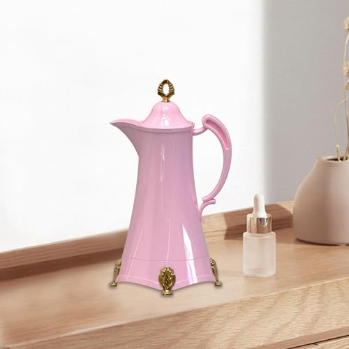 Cafetera isotérmica de café y té rosa con capacidad de 800 ml hermética 7
