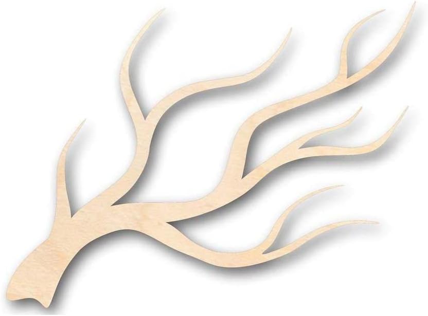 Unfinished Wood Tree Branch Shape Fall Winter Craft up to 46" DIY 20" / 1/2"