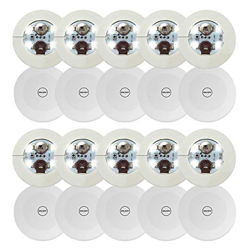 White 20pcs LED Coasters