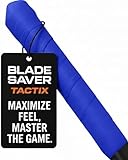 BLADE SAVER Tactix Ice Hockey Stick Grip | Reusable Hockey Grip Tape Alternative | Durable Wrapped Design & Comfortable Feel | Fits Senior & Intermediate Sticks | Protects Gloves (Ice Storm Blue)