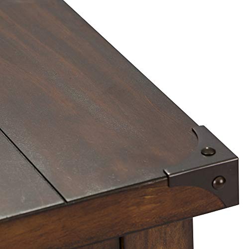 Liberty Furniture Industries Aspen Skies Chair Side Table, 16" X 27" X 25", Medium Brown #TOP7
