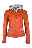 Gipsy GGTiffy Damen Lederjacke (XXL, dark orange)