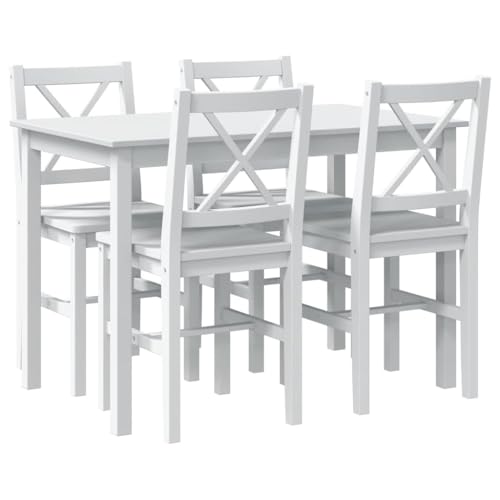vidaXL Ensemble de Salle à Manger 5 pcs Mobilier à Dîner Cuisine Repas Maison