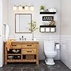 QEEIG ‎Bathroom Shelves Above Toilet Wall Storage Paper - View #11