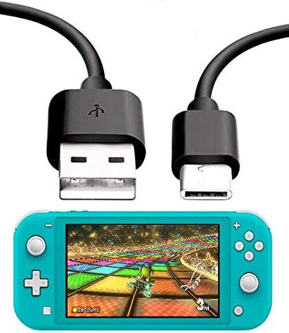 Vista 2 de Cable de carga de batería USB C extralargo, de 9.8ft, para el hogar y el coche, compatible con Nintendo Switch y Lite