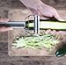UberChef Erg Premium Ultra Sharp Julienne Vegetable Stainless Steel Ergonomic, Potato Apple Peeler-Cleaning Brush In, Silver
