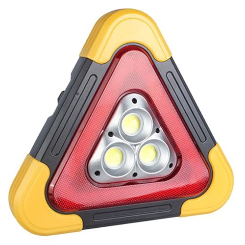 Triangle lumineux d'avertissement pour éviter le danger lors d'un arrêt d'urgence en voiture