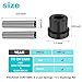 10L0L Golf Cart Rear Leaf Spring Bushing Kit Fits Club Car DS 1992-Up & EZGO TXT/Medalist 1994-Up, Replacement for OEM 1015583 1012303 70289-G02 70291-G01, Eliminates Noise & Improves Ride Quality