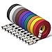 25 Ft XLR Cable Audio Cords- EBXYA 25ft DMX Microphone Patch Cable10 Colored Packs