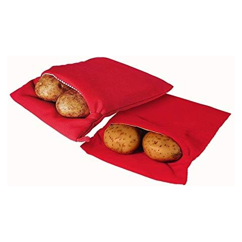(2 Pack) Microwave Potato Cooker Bag- Potato Express Pouch, Perfect Potatoes Just in 4 Minutes! Cover