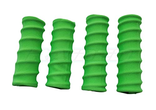 Damper Shock Sleeves Dirt Dust Resist Guard Cover for Traxxas 1/8 Sledge 4pcs - Fluorescent Green