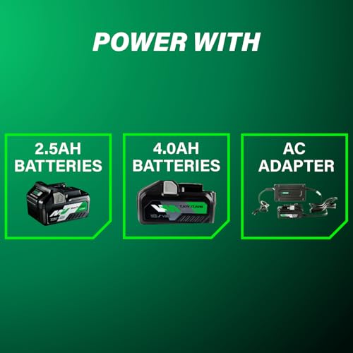 Metabo HPT 36V MultiVolt Cordless Reciprocating Saw, 4-Stage Speed Selector, 1,700 SPM to 3,000 SPM, Orbital Action, Low Vibration, Hybrid Power Option, Metal Rafter Hook, Tool Body Only, CR36DAQ4 by Metabo HPT - Image 6
