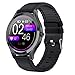 HQPCAHL Montre Connectée Femmes Homme 1.3''Smartwatch Moniteur Fréquence Cardiaque Tension Artérielle Podometre Calories Sommeil Chronometre Notification Message Etanche IP67 Calories,B