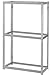 Nexel 3-Shelf (Without Deck) Bulk Rack, Gray Finish, 48"W x 48"D x 96"H