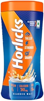 Horlicks Nutrition Drink Jar - 500 g - Classic Malt - Clinically Proven to make kids Taller, Stronger, Sharper