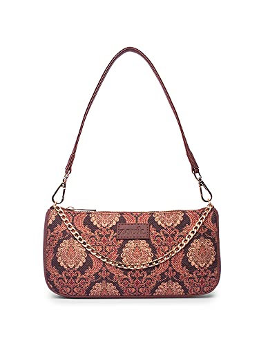 Image of ZOUK Baguette Bag | Crossbody Bags for Women | Women's Handbags | Stylish Sling Bag for Woman | Vegan Leather Evening Bag |Purse and Wallet
