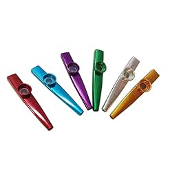 caigou Instruments de musique en métal Kazoos Kazoo en alliage d’aluminium pour enfants Mini Kazoo avec membrane Kazoo… - Les Beatles, Paul McCartney, John Lennon, RIngo Starr, George Harrison caigou Instruments de musique en métal Kazoos Kazoo en alliage d'aluminium pour enfants Mini Kazoo avec membrane Kazoo… – Image 3