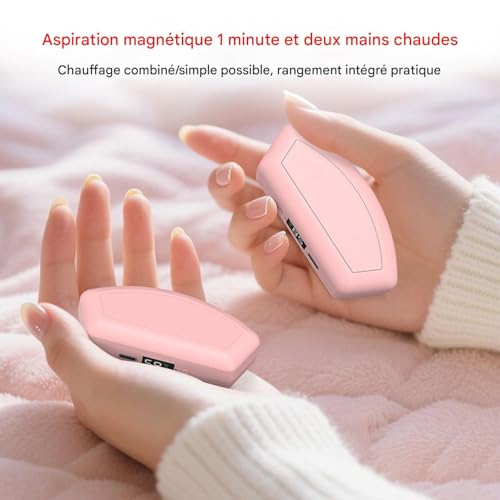 Chauffe-mains rechargeables et chauffes-mains électriques compacts avec USB - 4