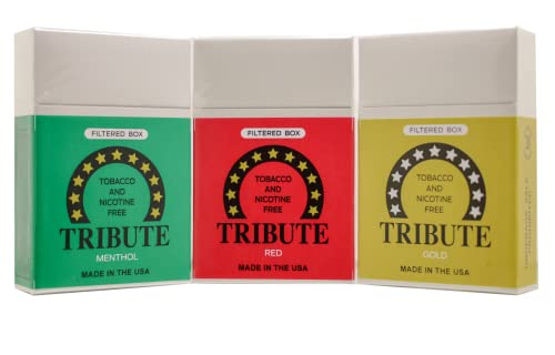 Tribute â€œ3-Pack Samplerâ€ - Tobacco Free - Nicotine Free - Herbal - Cigarette Alternative