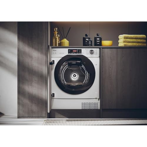 HDBIH7A2TBEX Series 4 Integrated Heat Pump Tumble Dryer, 7kg, WiFi Enabled, Built-In, Energy Efficient, Sensor Drying, Quiet Operation, White - Image 3