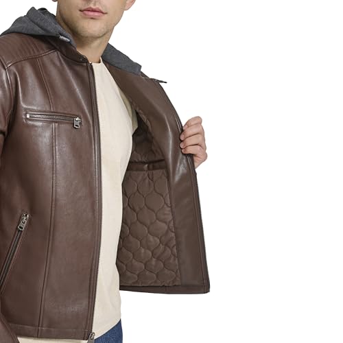 Image of Levi's Men's Faux Leather Racer Jacket