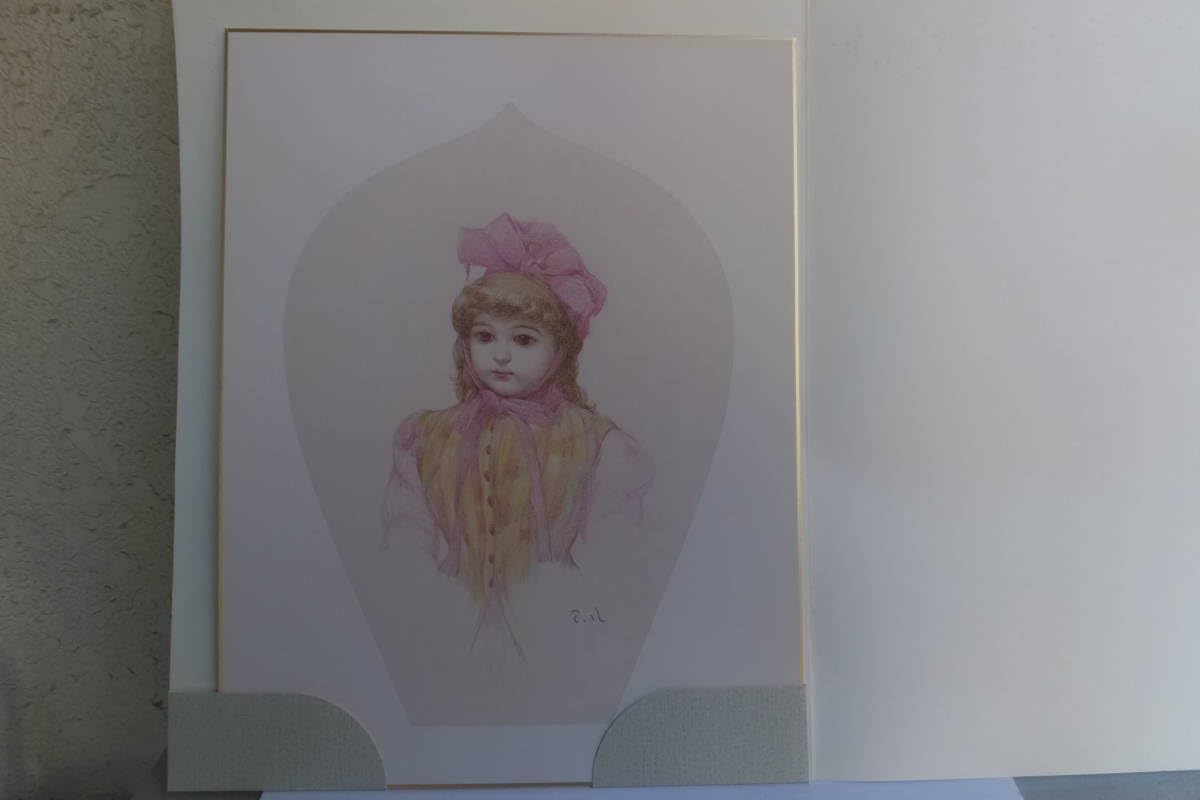 ★中村忠彦／散華 フランス人形／リトグラフ／収納紙ケース付／美品／お子様へ Amazon.co.jp: 中村忠彦 散華 フランス人形 リトグラフ お子様への