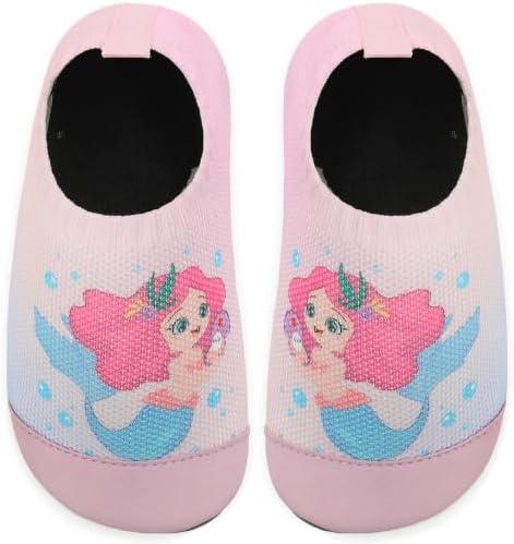 BARFULKER Hausschuhe Kinder Mädchen Junge Kindergarten Slippers,Gr.20-33 | Atmungsaktive Barfußschuhe,Rutschfest Pantoffeln,Flexibel Lauflernschuhe Hüttenschuhe für Kita und Zuhaus