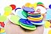 90 Pcs Jetons de Couleurs Grande Taille Φ37 mm - 9 Couleurs, Objets à Compter,Jeton Vierge,Bingo Chips,Compteurs,Marqueurs Disque en Plastique