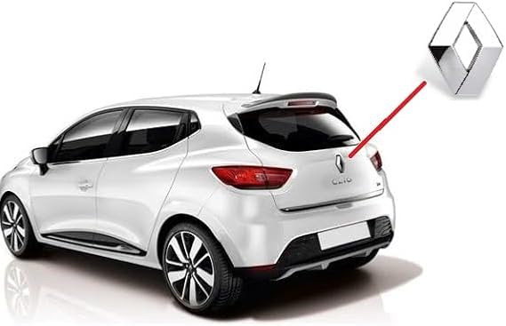 Arrière Emblème Badges (Argent) pour Le Renault Megane IV,Captur,Et Clio IV