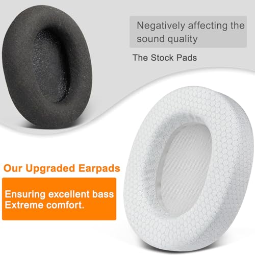 SOULWIT Earpads for SteelSeries Arctis 7/9/5/3/1 (Not Fit Nova) - White by SOULWIT - Used condition - Image 8