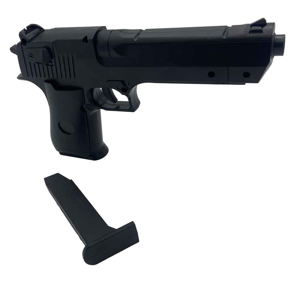 THE REPLICANT Réplique Airsoft Heavy 50 Spring/Pistolet à Billes 6mm en ABS Noir/Puissance 0,5 Joule/Chargeur 14 Coups/Longueur 19cm