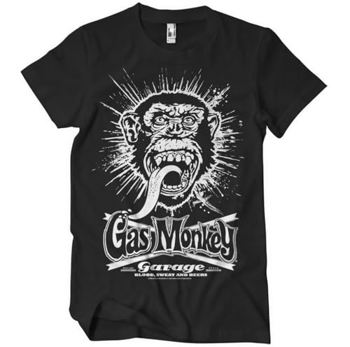 Gas Monkey Garage T-shirt homme l'esprit mécanique sauvage à porter fièrement