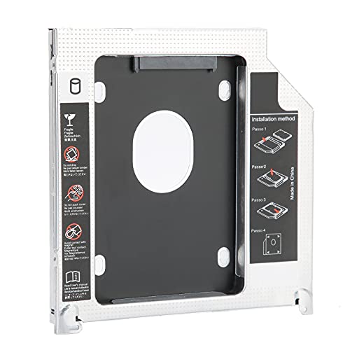 Caddy para SSD 2.5" y HDD compatible Laptop DVD 9.5mm miniatura 5