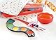 FABER-CASTELL 481600 - Pinsel Set mit Softgriffstück, 4-teilig, Malpinsel für Kinder