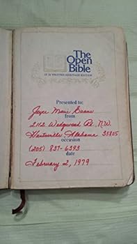 Hardcover The Open Bible "It is Written" Heritage Edition: Holy Bible Book