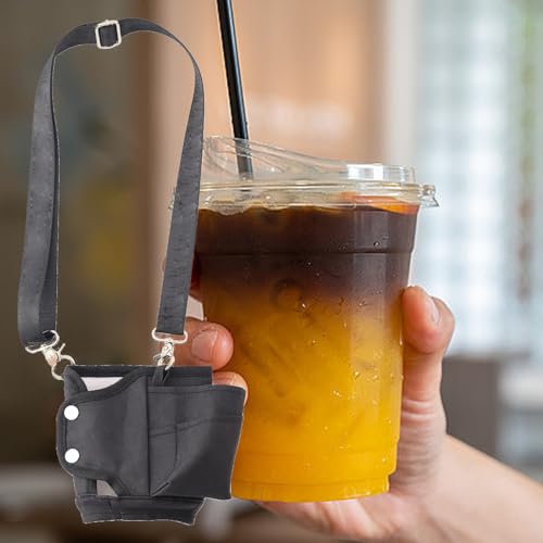 Portavasos con correa ajustable genérico y estuche impermeable oxford para botella 3
